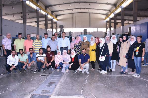 The activities of the summer practical training program for students of Aleppo University, which is implemented by Aleppo Chamber of Industry, are continuing